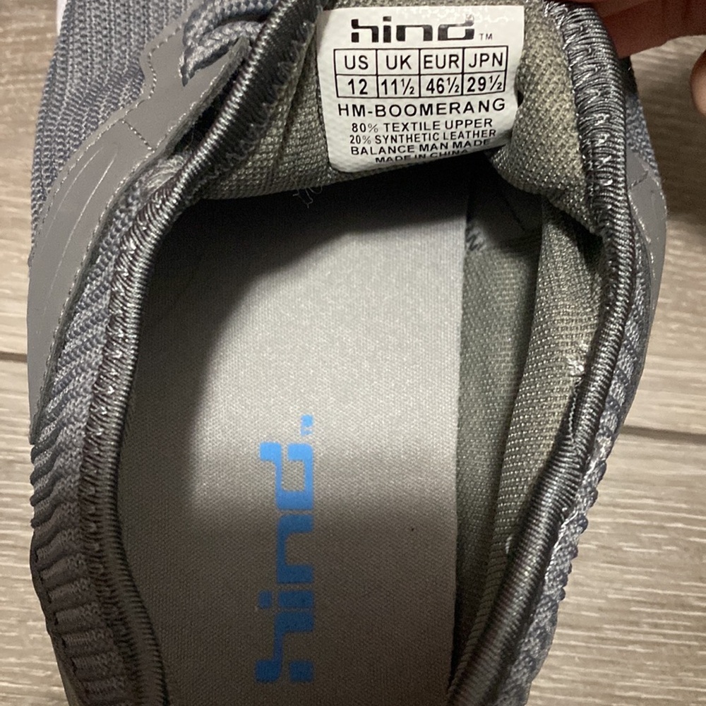 NWT! Hind Gray Athletic Shoes - Picture 4 of 4